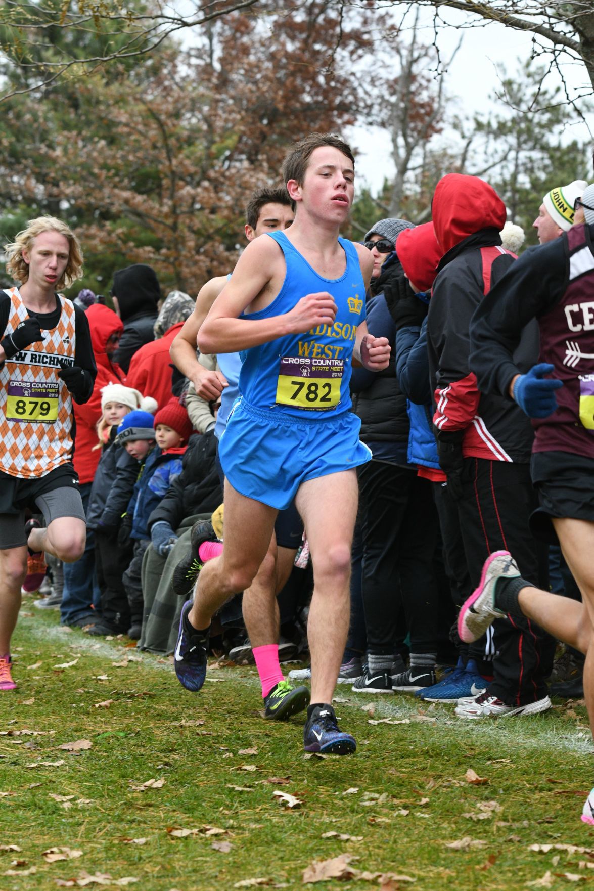WIAA state cross country photo: Toby Sibert, Madison West